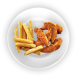 Kids 2pcs Chicken Tenders & Chips 